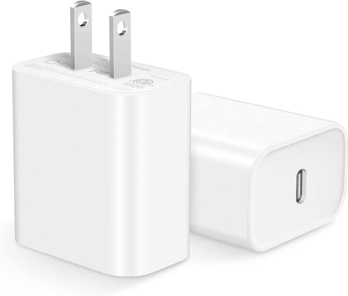 Usb C Charger Block 20w, Type C Wall Charger, Power Adapter Brick Fast Charger For Phone 16/16 Pro/15/14, Gala