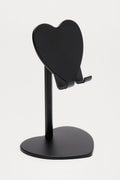 Heart Shape Phone Stand - Black