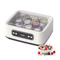 Mornest Yogurt Maker with 9 Glass Jars, Customisable Time &amp; Temperature Control for Greek, Kefir &amp; Homemade Yogurt, Multi-Functional Fermentation Machine for Probiotic Dairy &amp; Natto