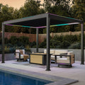 Mirador 111S E-Motion 10' x 13' Charcoal Pergola