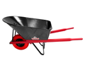 Sterling Steel Tray Wheelbarrow 7Cu. Ft. w/ Poly-U Flat Free Tire Red 121911