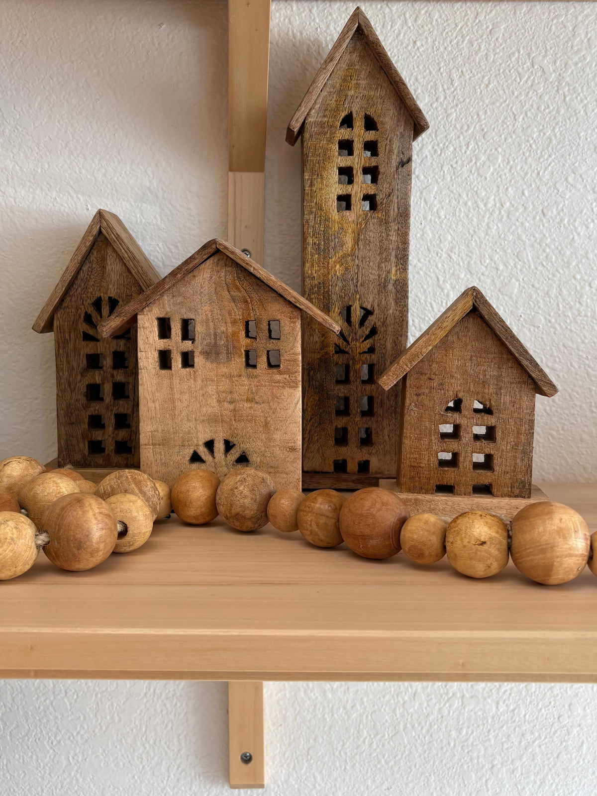 Carved Mango Wood House