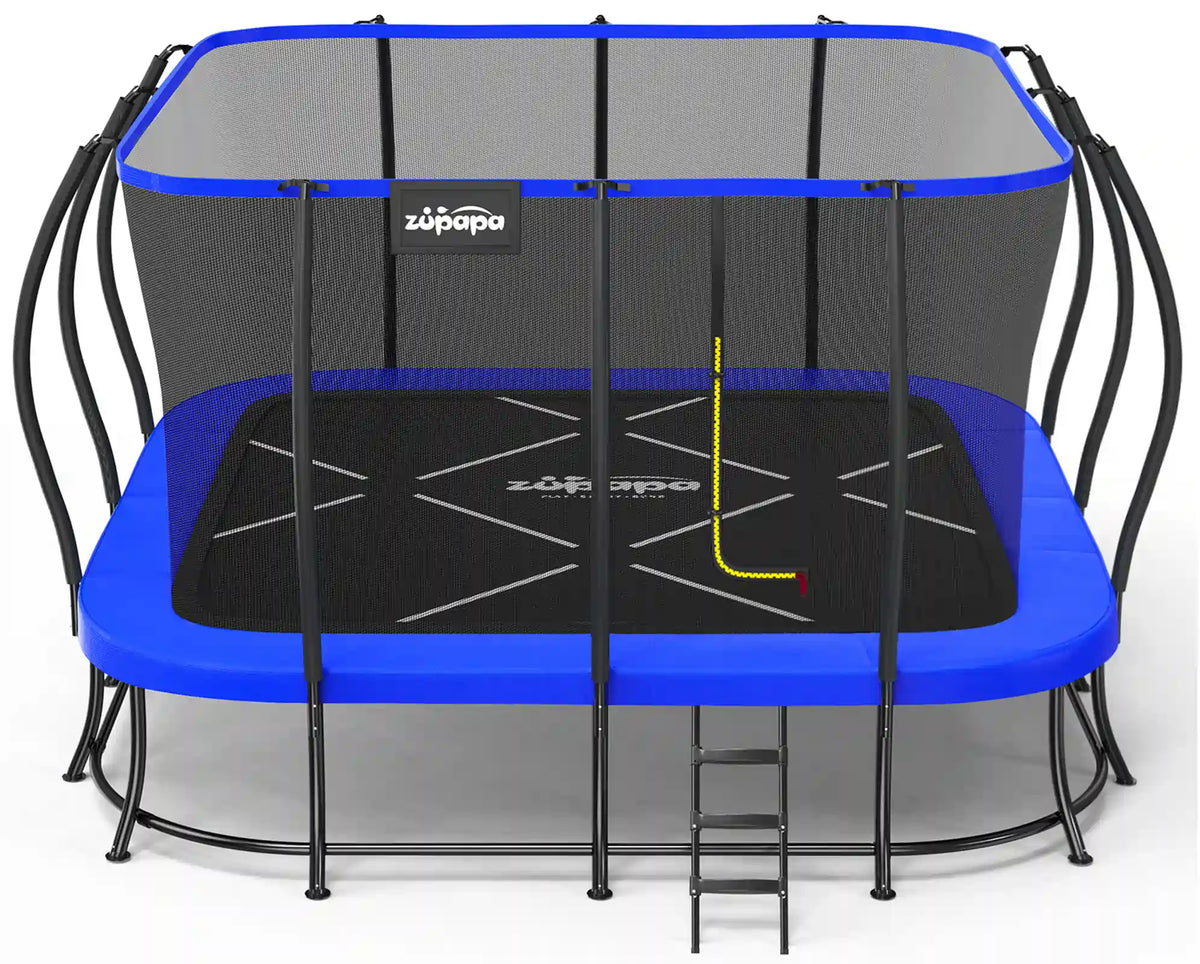 2000LBS Square Double Frames Trampoline