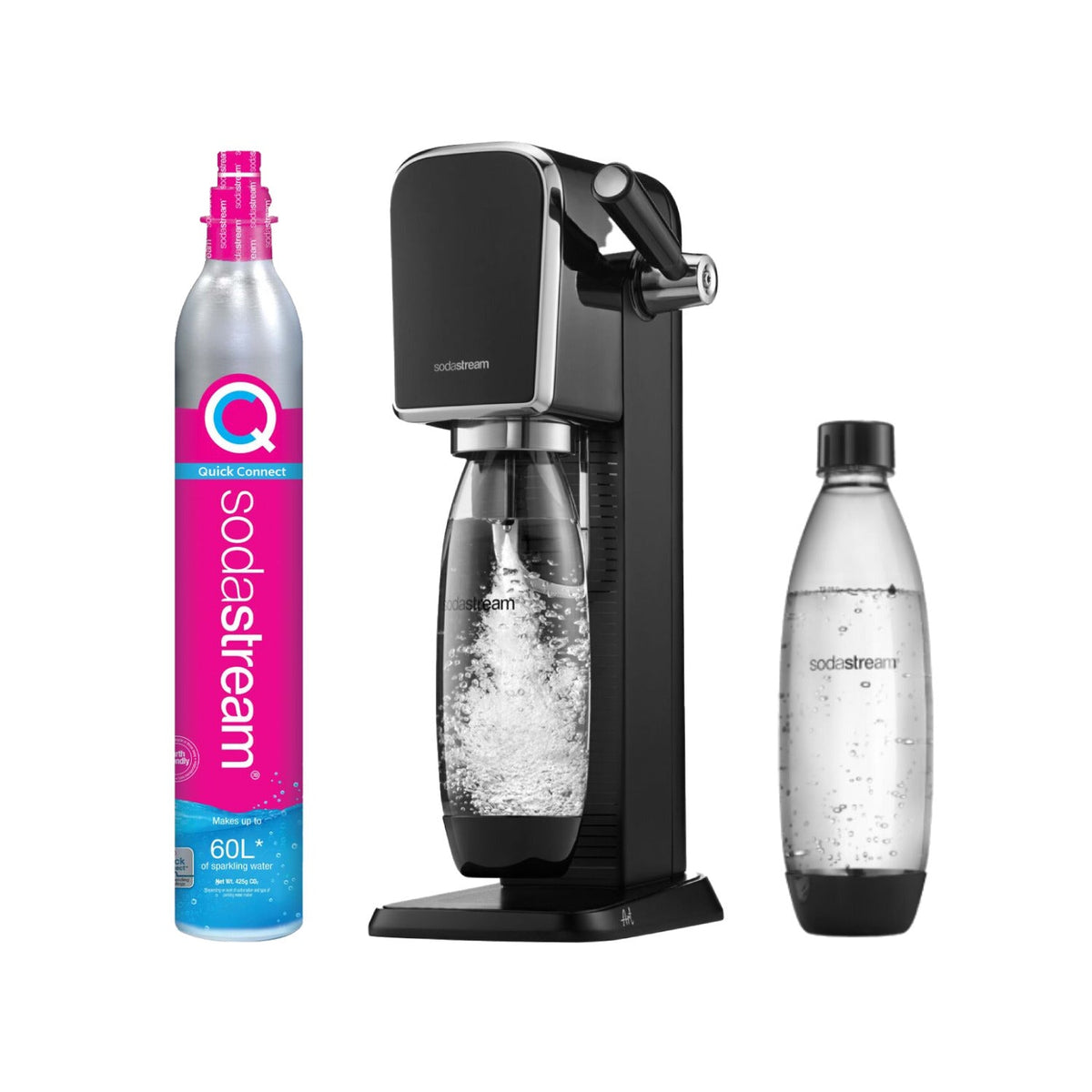 SodaStream Art Sparkling Water Maker with Gas Cylinder Megapack