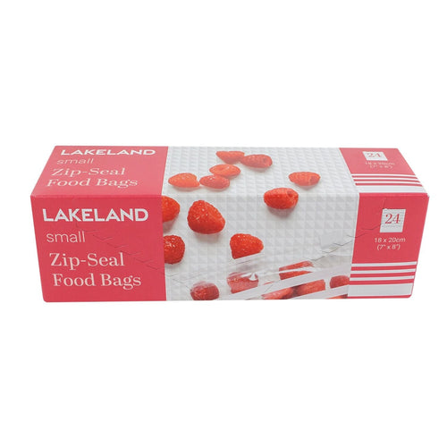 24 Lakeland Zip-Seal Food Storage Bags 18 X 20cm