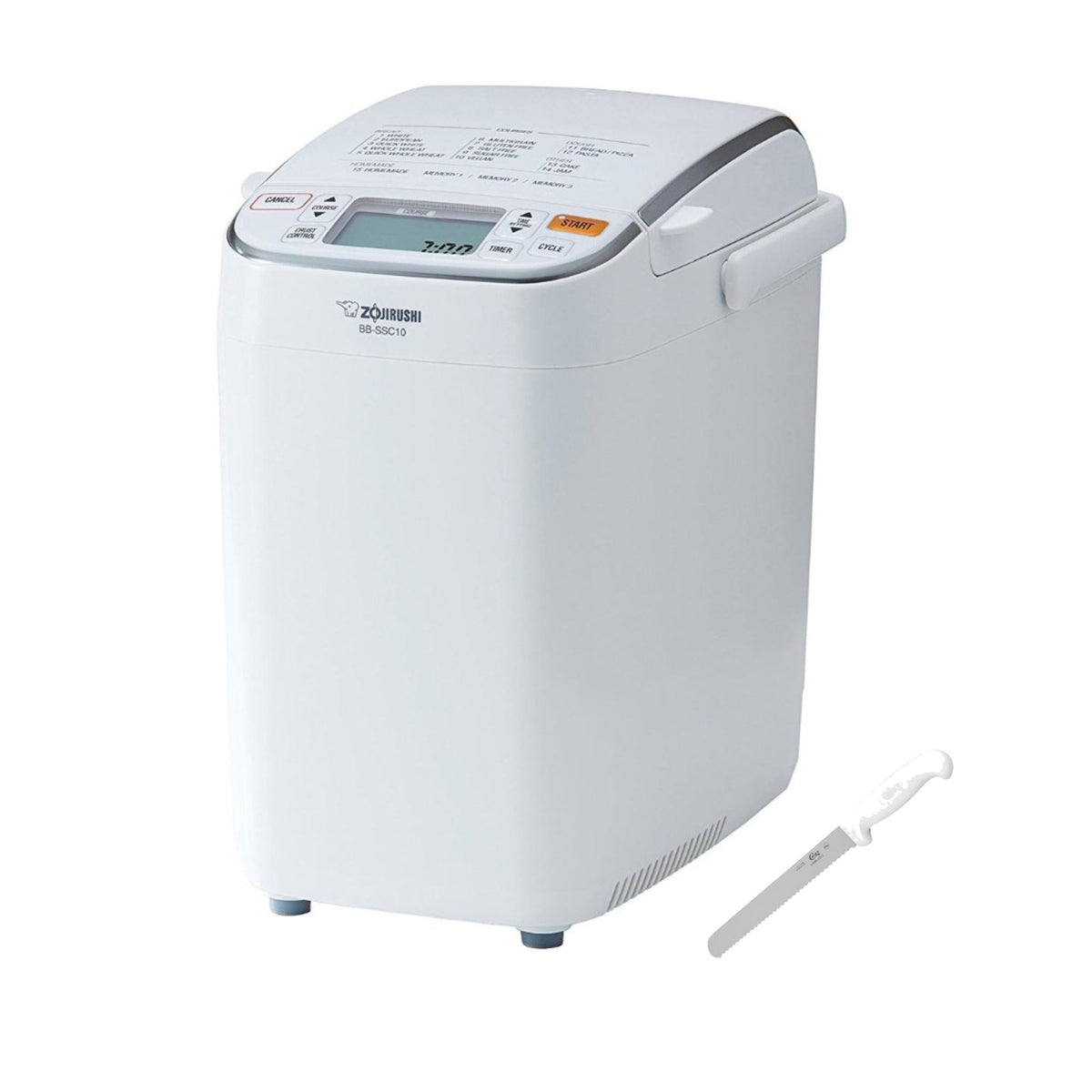 Zojirushi BB-SSC10 Home Bakery Maestro Breadmaker with Knive Bundle