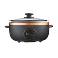 Morphy Richards Sear and Stew Slow Cooker - 3.5L Black & Rose Gold