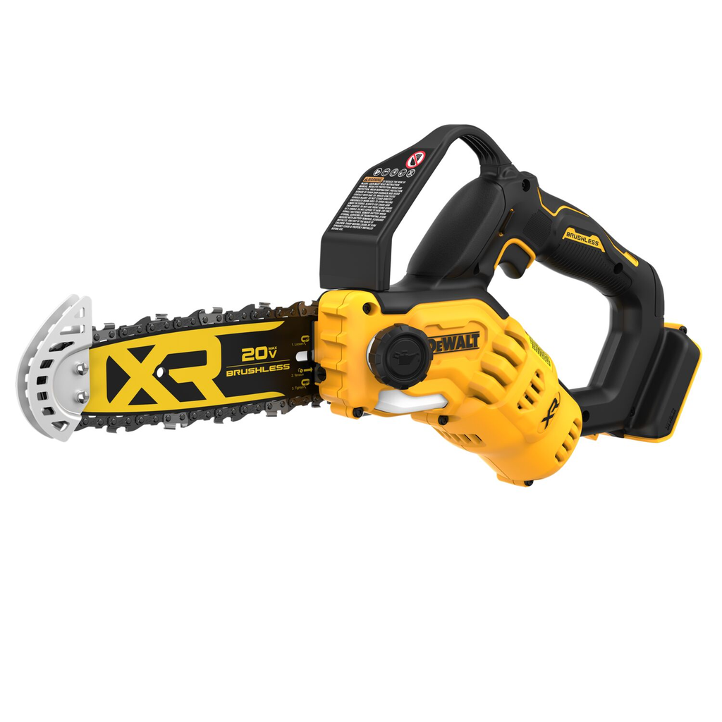 DEWALT, DCCS623B, Pruning Chainsaw, 20 V, 8 in Blade, Brushless, Cordless