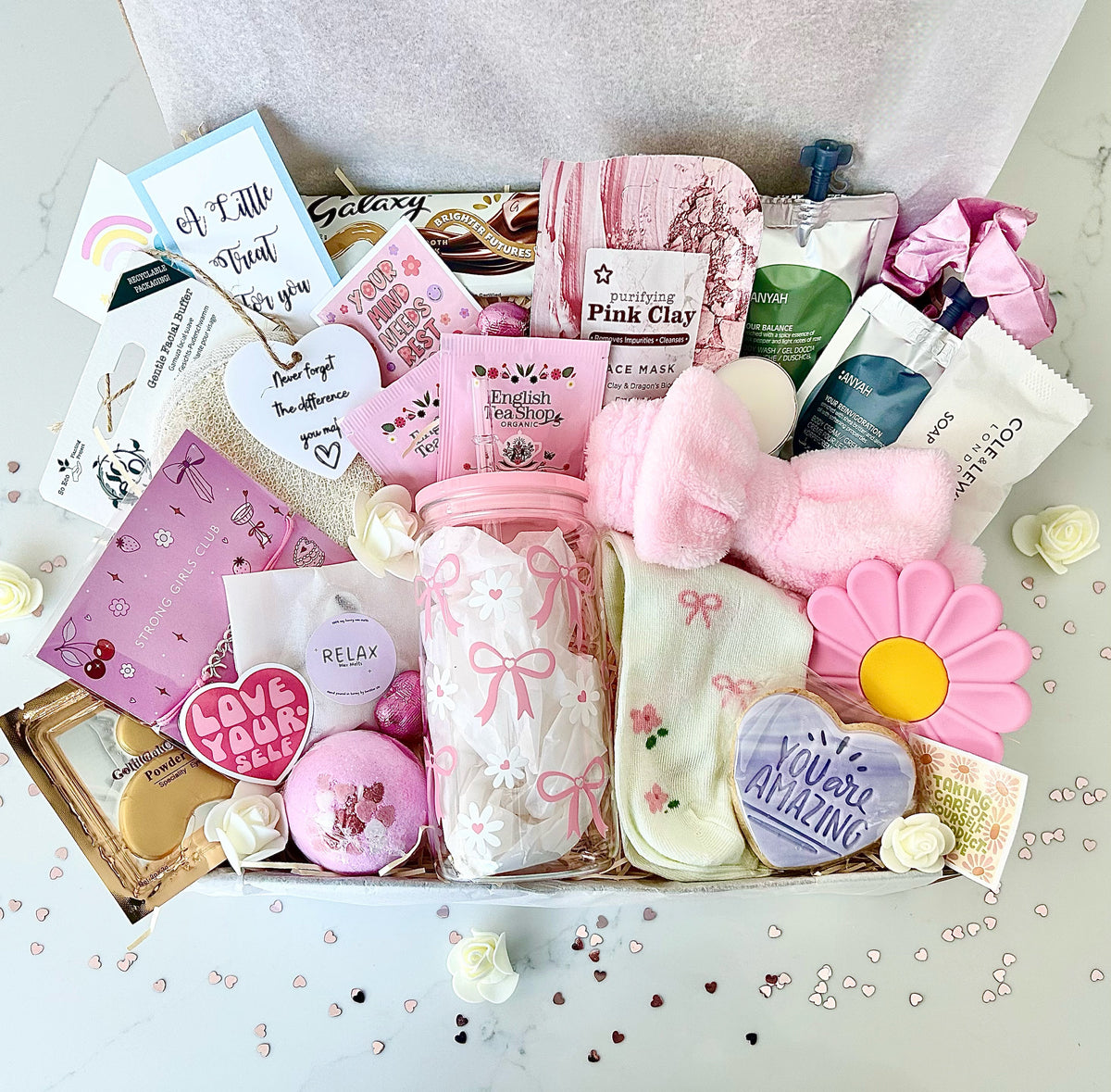 Pamper Hamper - Letterbox Gift For Her - Spa Self-Care Giftbox - Birthday Giftbox - Friend Giftbox - Care Pack