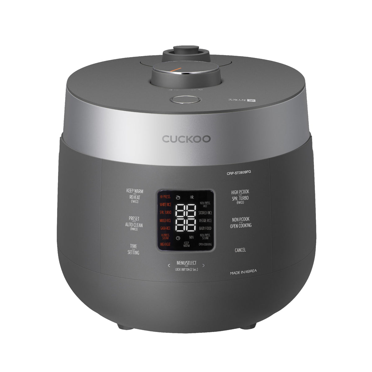6-Cup HP Twin Pressure Rice Cooker (CRP-ST0609F)