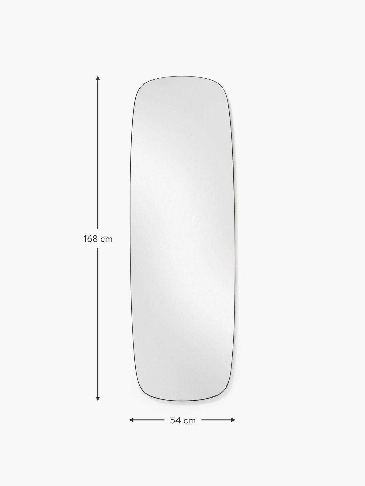 Square Full-Length Wall Mirror Alyson