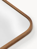 Full-Length Wall Mirror Levan with Oak Wood Frame