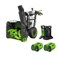 EGO SNT2416 24" New Deluxe 2-stage snow blower Kit (2x 10.0Ah battery+ 560W dual port charger)