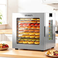 Food Dehydrator | 10 Trays | Stainless Steel | Glass Door | 850W