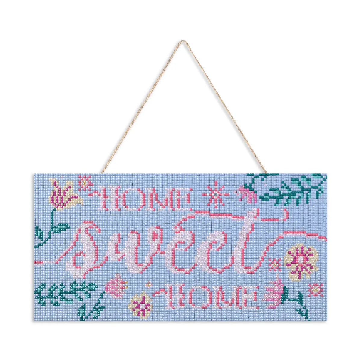 Diamond Art Club Squares Hanging Sign - Home Sweet Home