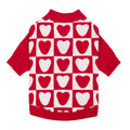 Heart Checkerboard Dog Sweater