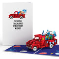 Truckloads Of Birthday Wishes Pop-Up Card