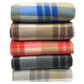 Tartan Blanket - Large Plaid Throws Picnic Beach Bed Fleece Throwover