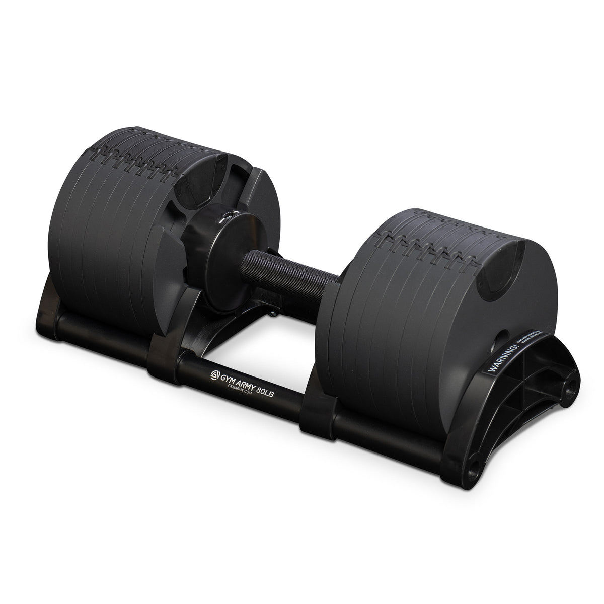 NUOBELL Adjustable Dumbbell 5–80 lb Single | Quick-Adjust Home Gym Weight