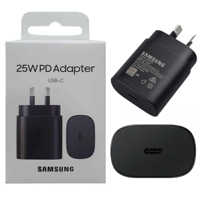 Samsung 25w Fast Pd Type-C Usb-C Port Wall Charger Travel Power Adapter (Au Plug)