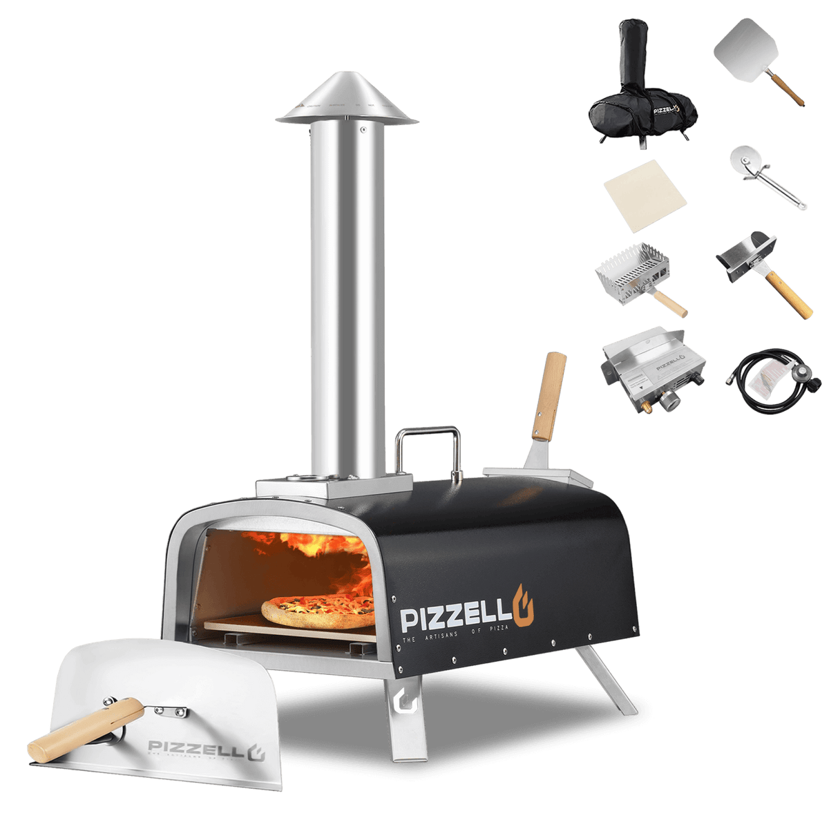 Pizzello Forte Outdoor Gas Pizza Oven - Propane & Wood