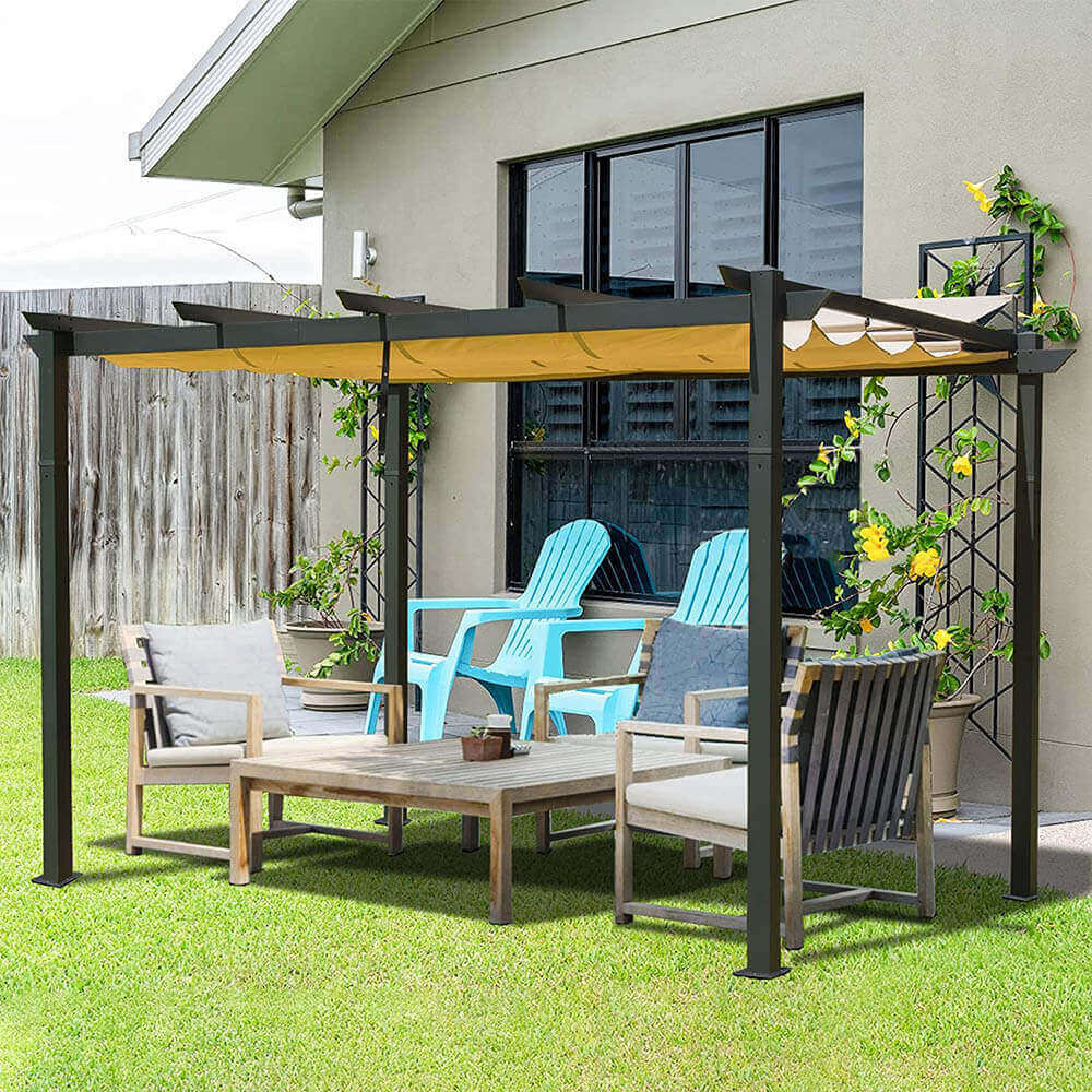 Aluminum Outdoor Retractable Pergola