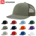 Richardson 112 Trucker Cap Solid Hats Solid Colors One Color - Blank