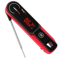 TempPro TP622W Lightning Instant-Read Meat Thermometer — 0.1-Second Read, ±0.5°F, 10-Year Warranty, Red