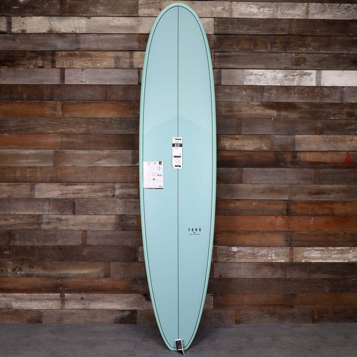 Torq Longboard TET 8'0 × 22 × 3 Surfboard - Seaglass