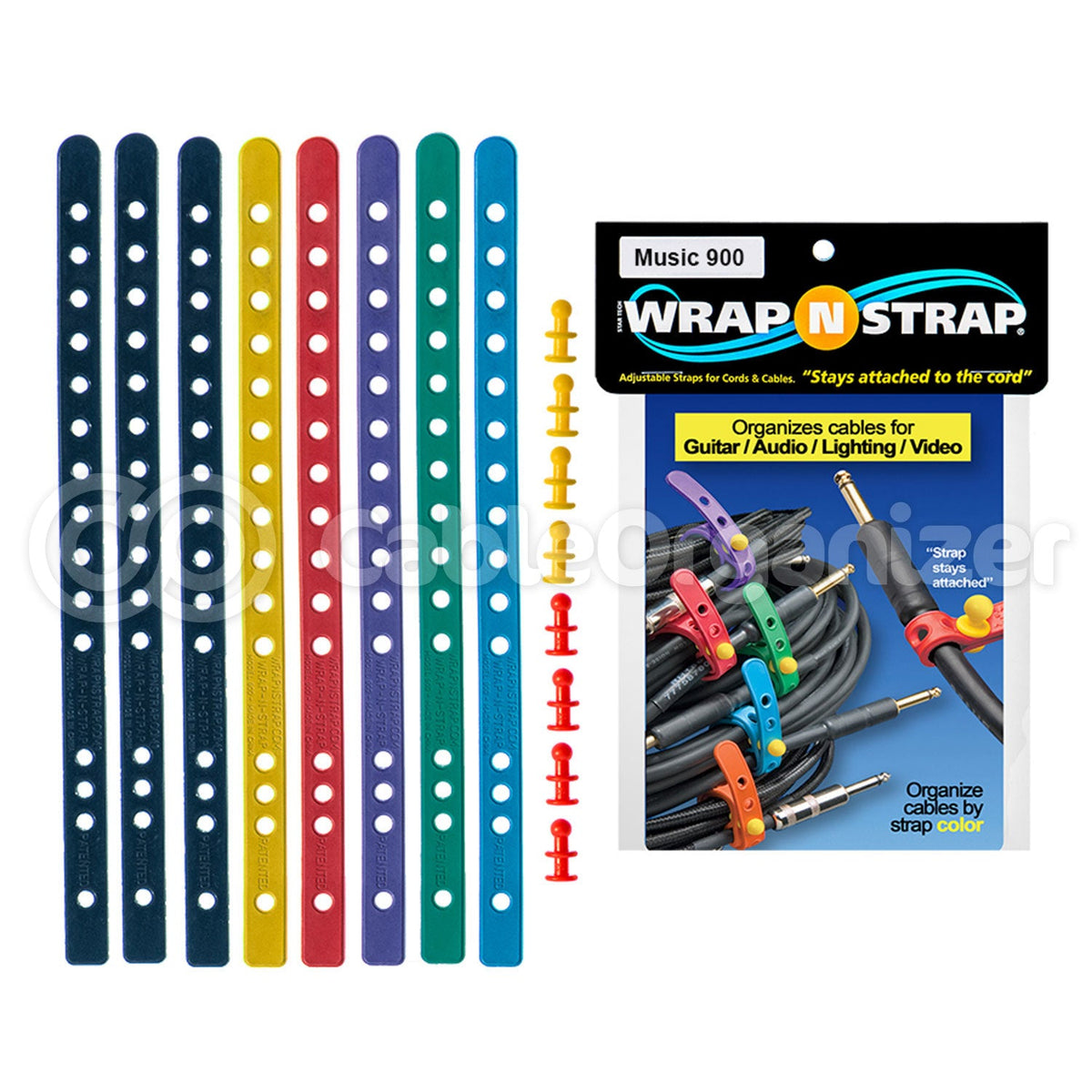 Wrap N Strap® Rubber Strap Cord Organizers