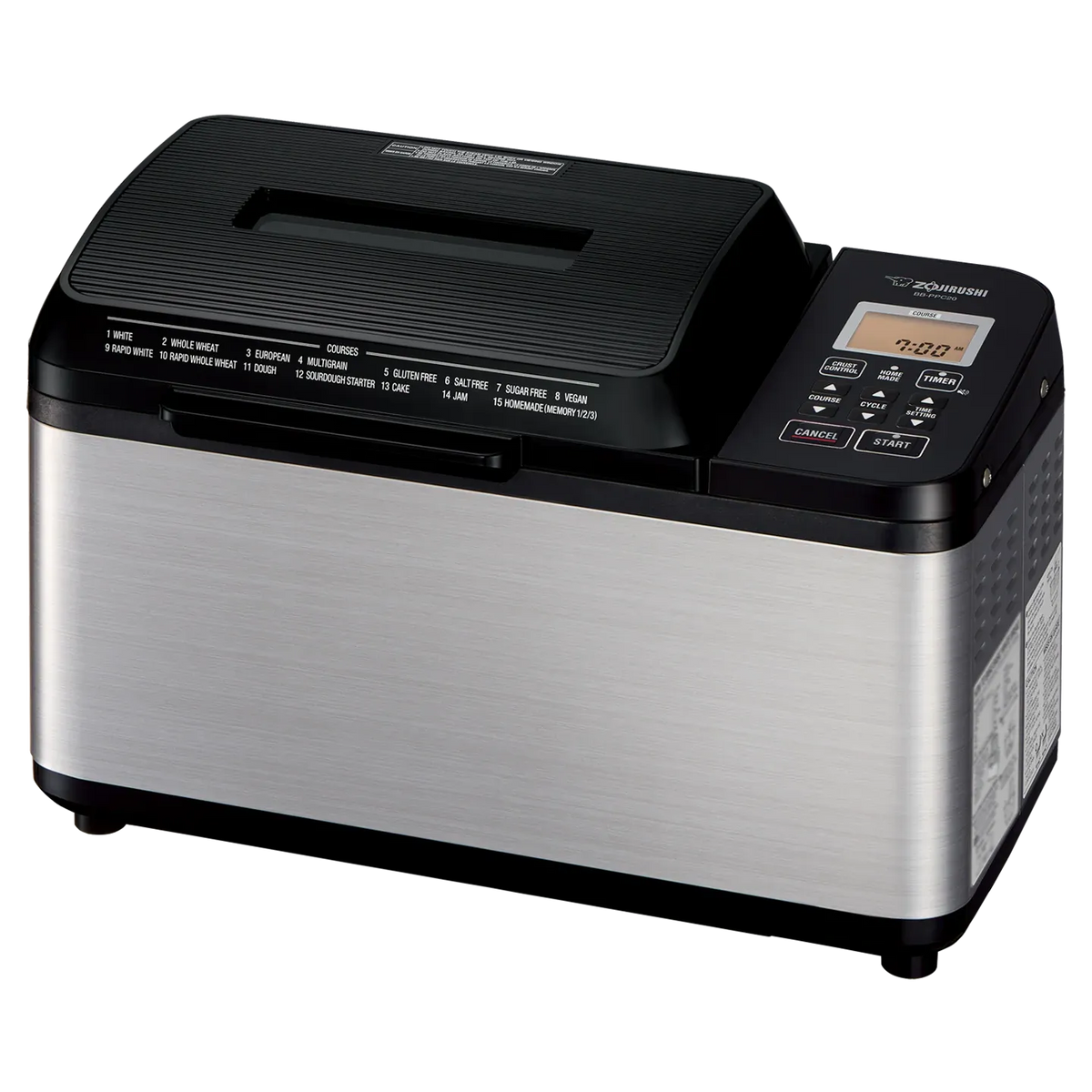 Zojirushi Breadmaker: Home Bakery Virtuoso® Plus (PFAS Free)