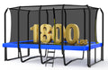 Zupapa 1800LBS/2500LBS Rectangular Trampoline