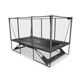 ACON X 17ft Rectangular Trampoline with Net and Ladder