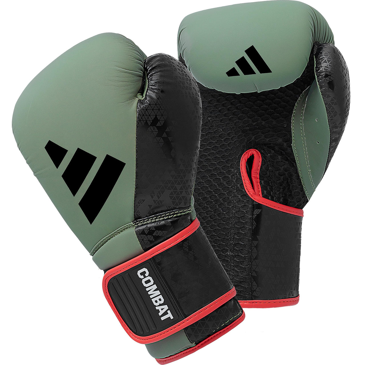 Adidas Combat 50 Boxing Gloves - Green