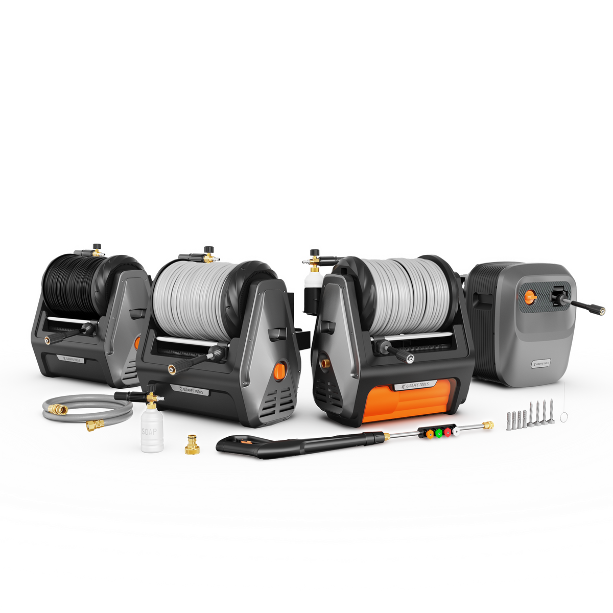 Grandfalls Retractable Pressure Washer - All Models