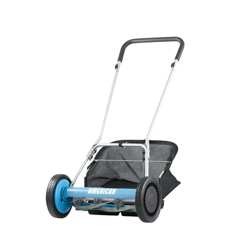 American Lawn Mower Company 1804-18: 18-Inch Reel Mower with Grass Catcher