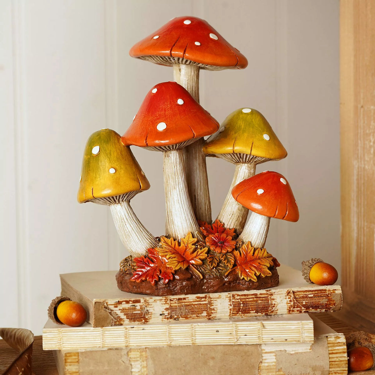 Country Living Mushroom Ornament - Woodland Home Décor