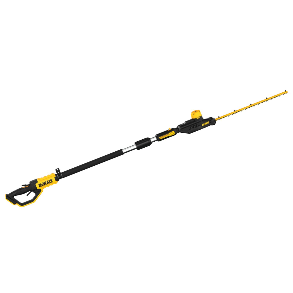DEWALT, DCPH820B, Pole Hedge Trimmer, 20 V, 22 in Blade, 1 in Cutting Capacity, Up to 12 ft Reach