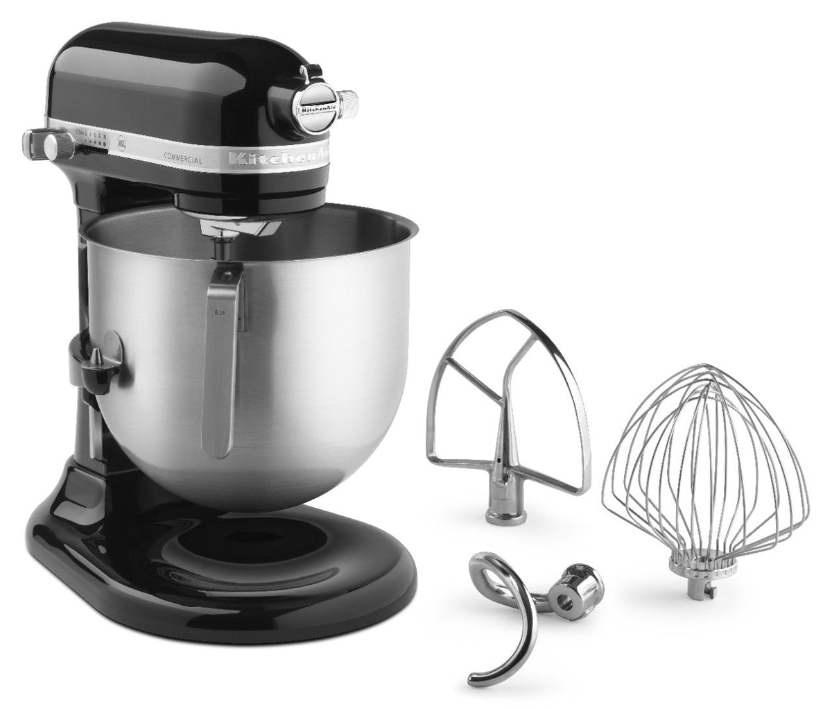 KitchenAid Commercial KSM8990OB 8 Quart Bowl Stand Mixer with Lift and Attachments