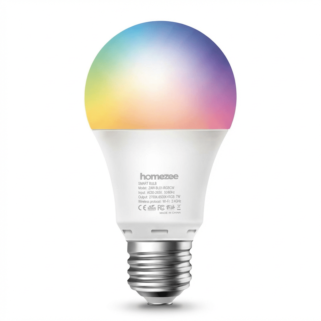 Homezee Smart Bulb Wi-Fi Multicolour (E27)