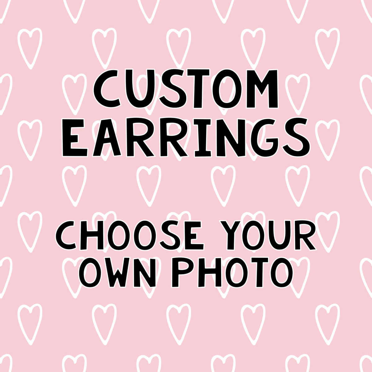 Custom Order Stud Earrings, Gift Idea, Cool Jewelry, Unique