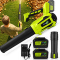 720CFM Cordless Electric Leaf Blower Plus with 2x4000mAh Batteries