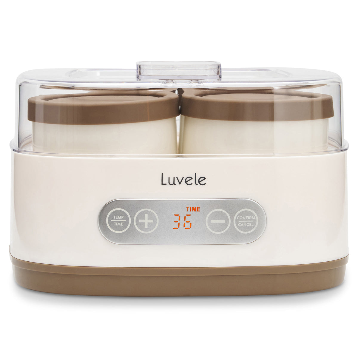 Luvele Pure Yogurt Maker | 4x 400ml (4x 13.5oz.) Jars SCD & GAPS DIET | 1.5L Capacity