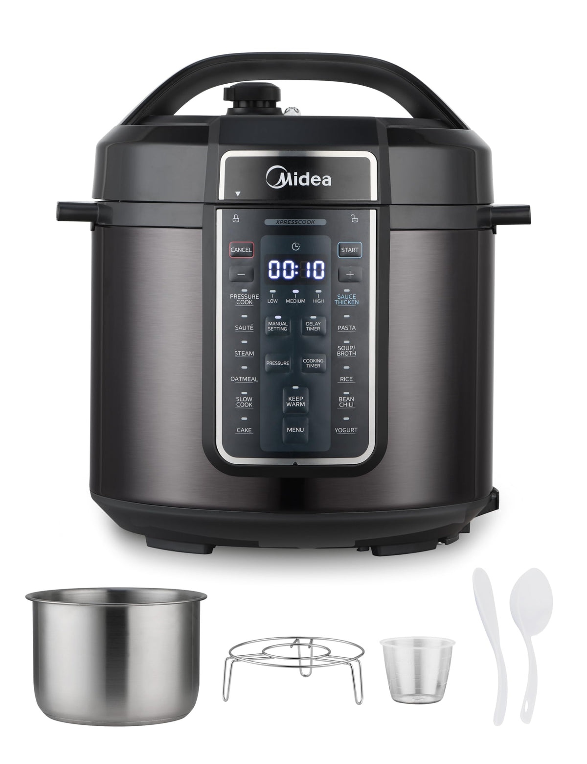 Midea 12-in-1 Electric Pressure Cooker, 6-Quart, 12 Presets