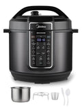 Midea 12-in-1 Electric Pressure Cooker, 8-Quart – Stainless Steel, 12 Presets