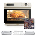 CIARRA Nosh Oven Pro | 12-In-1 Steam Oven With Air Fryer XL 1600 Watt Proofing Oven Countertop Portable Oven Non Toxic Toaster Oven 25.4QT CASO24-W