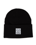 Ribbed Beanie - Black