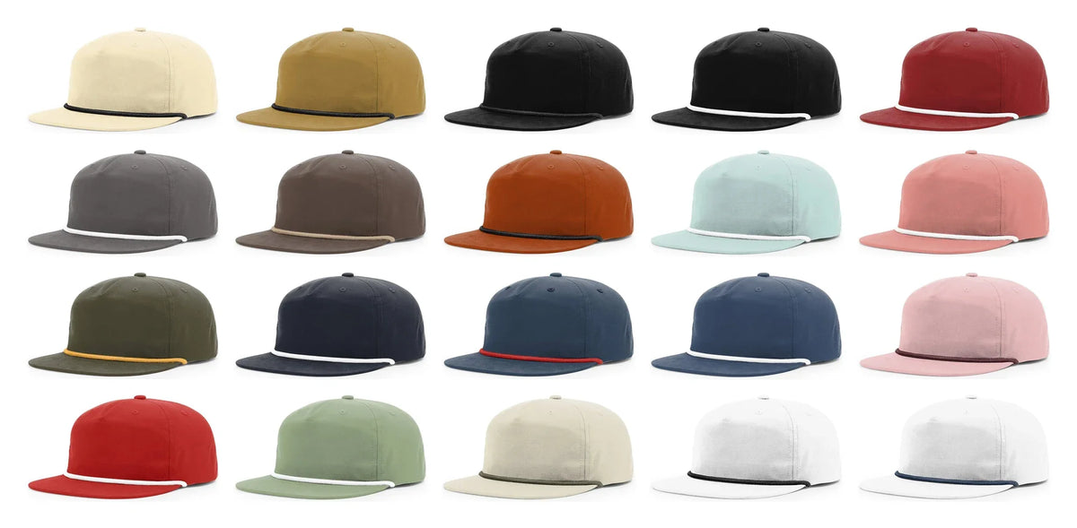 Richardson 256 Hat Umpqua Rope Snapback Five-Panel Hat Baseball Cap - Osfa