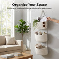 🧺 Limited-Time 50% Off! ✨ Wall-Hanging Storage Organizer – 3-Tier, Boho Style, Space-Saving 🏡