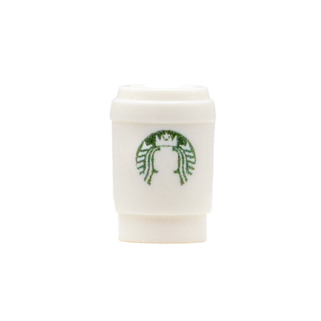 Starblocks Coffee Cup - Minifigure Accessory (Plastic Toy)